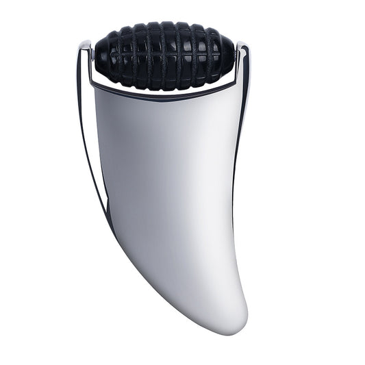 2-in-1 Spiky Jade Roller Steel Gua Sha Dual-purpose Facial Massage Beauty Tool