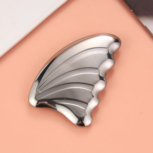 Angel Wing Ice Facial Gua Sha Board with Inner Coolant -天使之翼冷敷美容按摩刮痧板内置冷却液