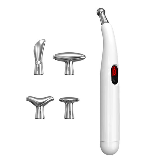 5-1 Auto-Sensing Electric Pulse Acupuncture Pen -5个可换头自动寻穴电子针灸按摩笔
