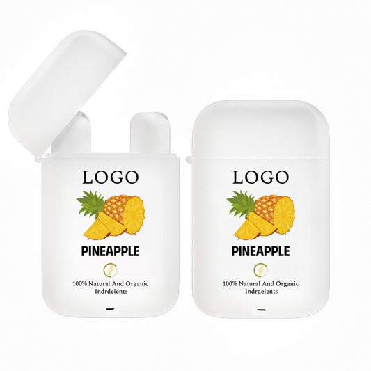 Dual Hole Flip-top Nasal Inhaler, Fruit & Mint Scent Essential Oil Stick, Refreshing Aroma Stick