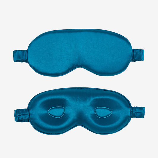 19 Momme Embroidered Silk 3D Eye Mask, Light Blocking Sleep Mask