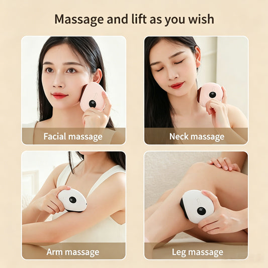 Electric Heating Bian Stone Gua Sha Massager -电动砭石加热刮痧按摩仪