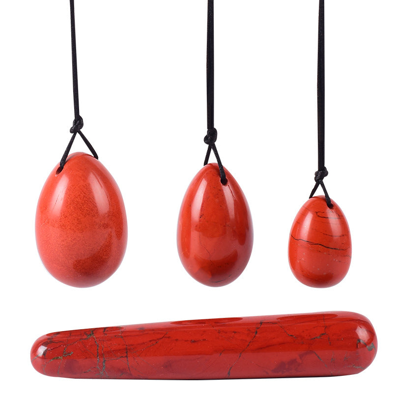 Grade A Natural Red Jasper Kegel Eggs -天然A级红碧玉凯格尔锻炼球