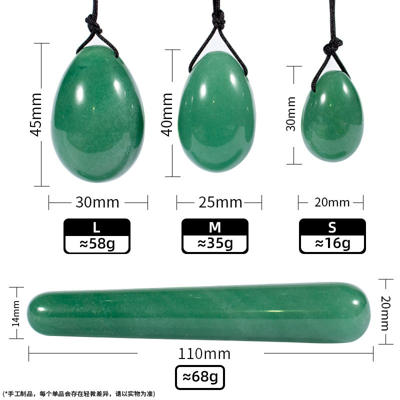 Grade A Natural Dongling Jade Kegel Eggs -天然A级东陵玉凯格尔锻炼球