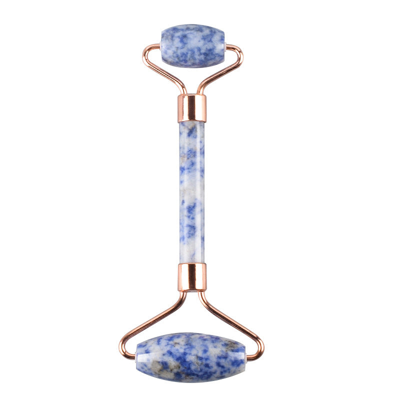 Blue Spot Stone Dual-End Facial Massage Roller