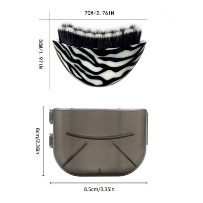 Premium Zebra Lymphatic Contour Face Brush -斑马纹淋巴面部塑型刷