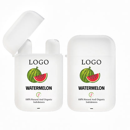 Dual Hole Flip-top Nasal Inhaler, Fruit & Mint Scent Essential Oil Stick, Refreshing Aroma Stick