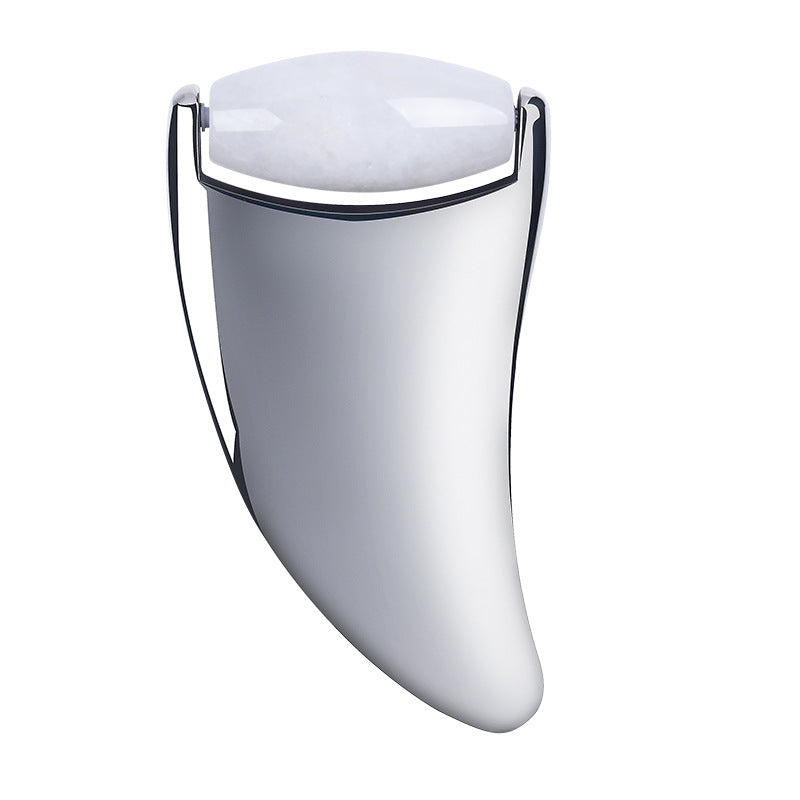 2-in-1 Jade Roller Steel Gua Sha Dual-purpose Facial Massage Beauty Tool