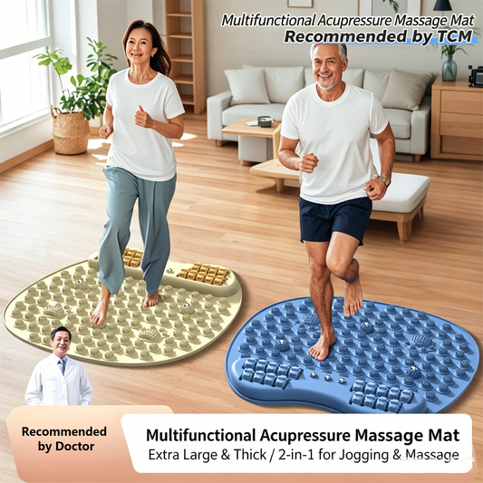Fodable Soft Silicone Foot Acupressure Mat -可折叠软硅胶指压板