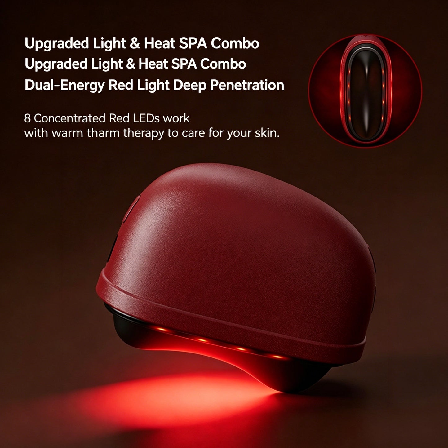 Electric Bian Stone Gua Sha Board with Red Light -红光电动砭石刮痧仪