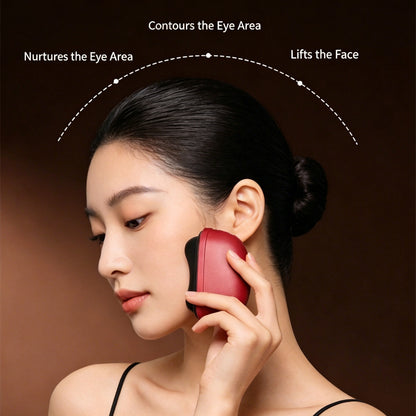 Electric Bian Stone Gua Sha Board with Red Light -红光电动砭石刮痧仪