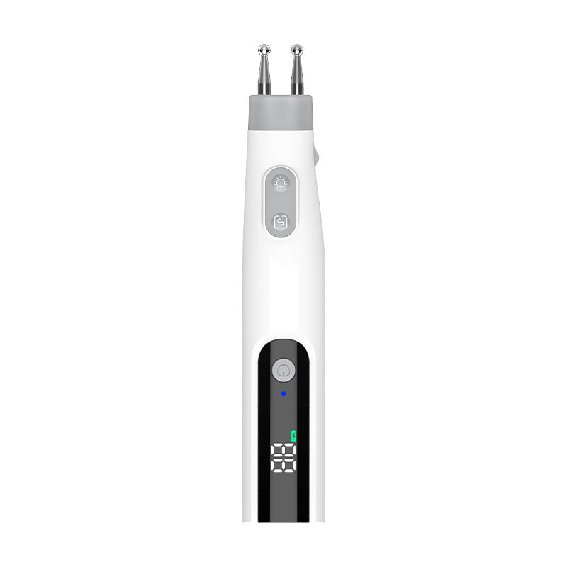 Dual-Head Auto-Sensing Electric Pulse Acupuncture Pen  -双头自动寻穴电子经络针灸笔