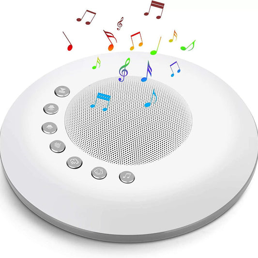 White Noise Machine, Baby Sleep Aid Device with Night Light, Portable Sleep Speaker for Home & Travel