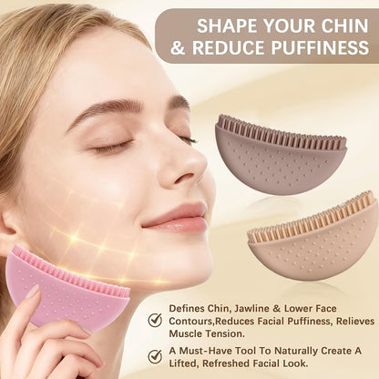 Soft Silicone Lymphatic Contour Face Brush -软硅胶淋巴面部塑型刷