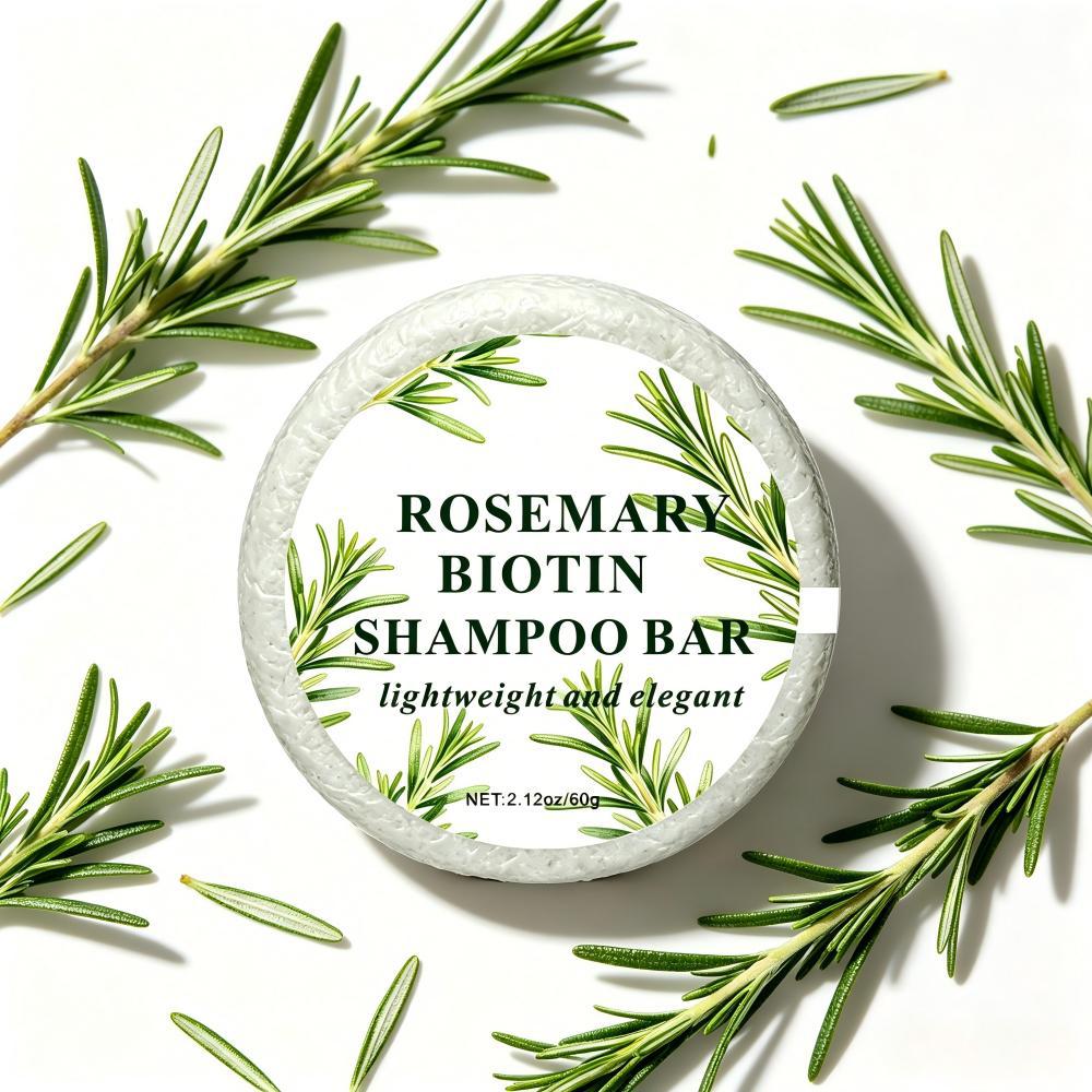 Lavender Ginger & Rosemary Shampoo Bar, Silicone-Free Handmade Hair Soap
