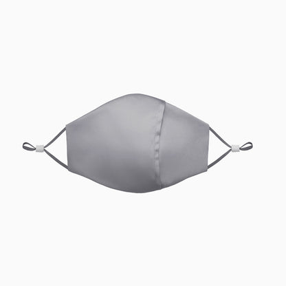 Mulberry Silk Face Mask with Nose Clip & Adjustable Strap, Double Layer for Sun & Dust Protection