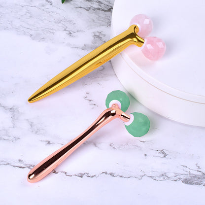 3D Angle Diamond Jade Roller, Facial Massage Beauty Wand