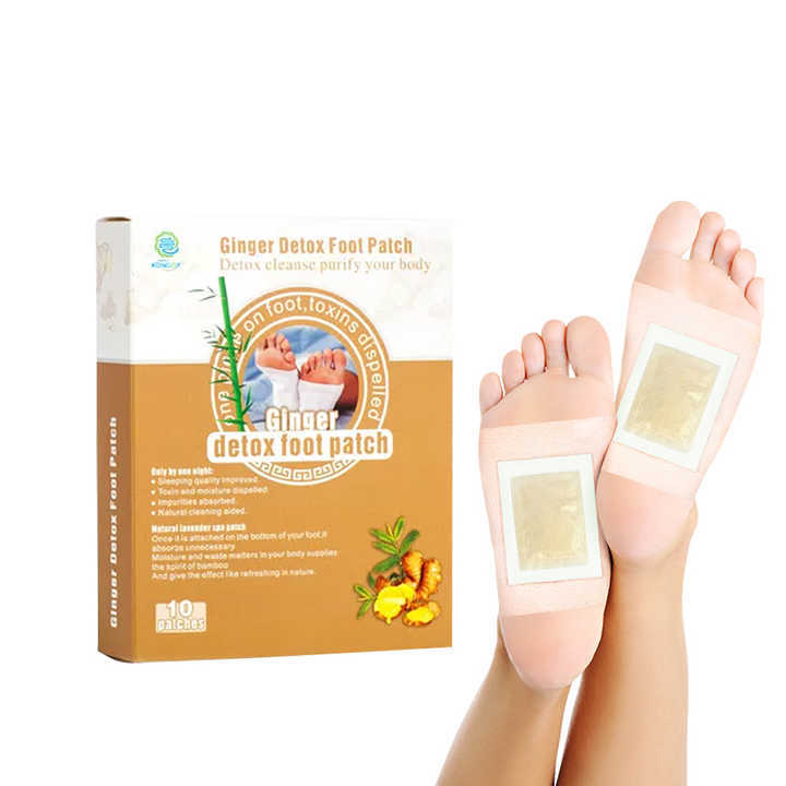 Detox Foot Patches - Ginger -姜黄足贴