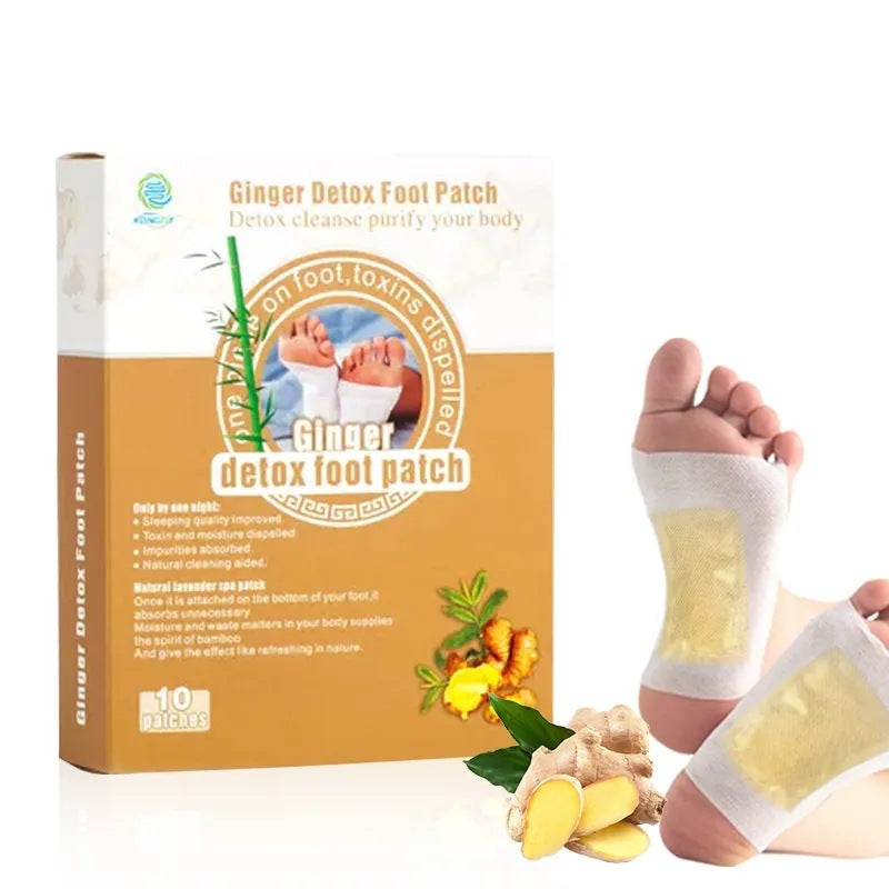 Detox Foot Patches - Ginger -姜黄足贴