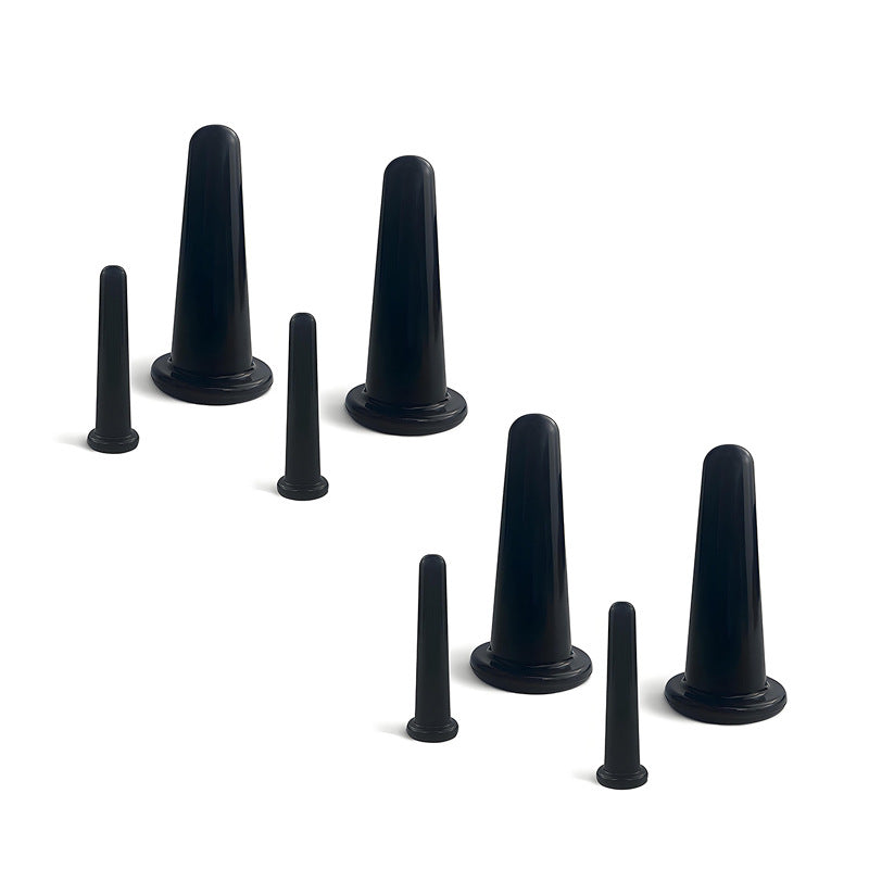 food grade silicone facial beauty cupping,Black -食品级脸部硅胶美容拔罐，黑色