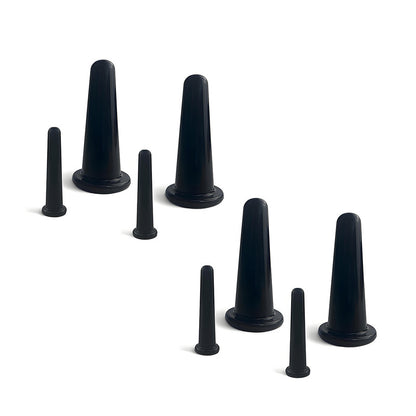 food grade silicone facial beauty cupping,Black -食品级脸部硅胶美容拔罐，黑色