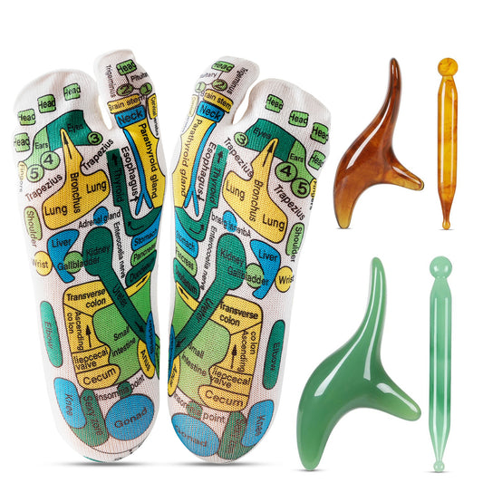 Colorful Foot Reflexology Sockets -彩色足底穴位袜子