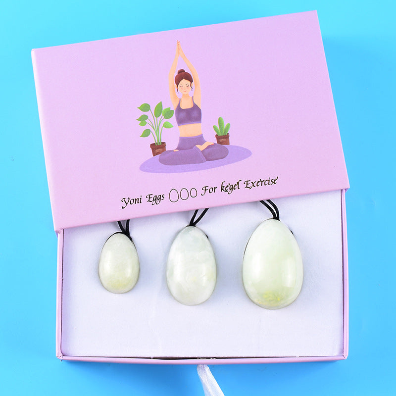 Grade A Natural Xinshan Jade Kegel Eggs -天然A级新山玉凯格尔锻炼球