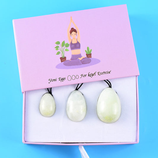 Grade A Natural Xinshan Jade Kegel Eggs -天然A级新山玉凯格尔锻炼球
