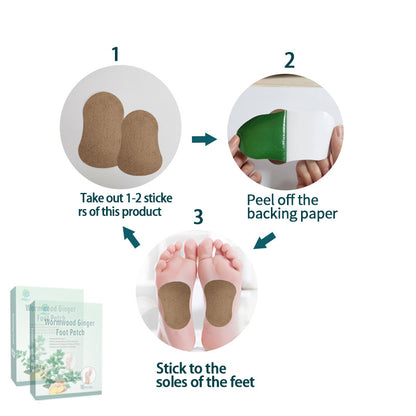 Detox Foot Patches - Warmwood Ginger -足贴