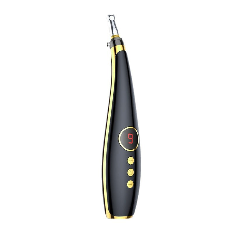 6-1 Auto-Sensing Electric Pulse Acupuncture Massage Pen  -6个可换头自动寻穴电子针灸按摩笔