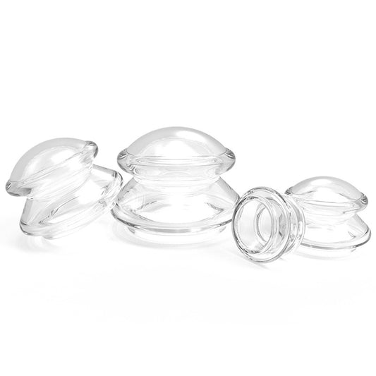 Food Grade Transparent Silicone Cupping Set (4 Cups) -食品级硅胶透明拔罐 (4件套)