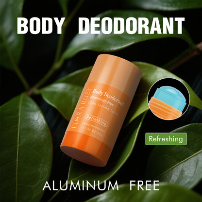 Portable Solid Deodorant Stick, Aluminum-Free, Long Lasting & No Residue