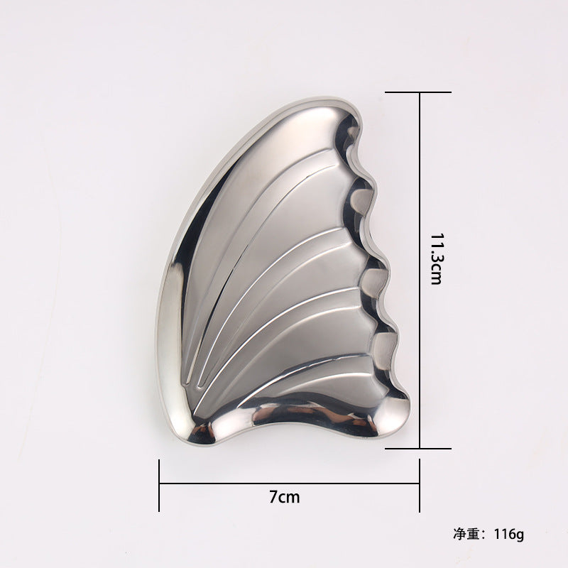 Angel Wing Ice Facial Gua Sha Board with Inner Coolant -天使之翼冷敷美容按摩刮痧板内置冷却液