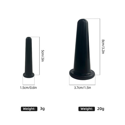 food grade silicone facial beauty cupping,Black -食品级脸部硅胶美容拔罐，黑色