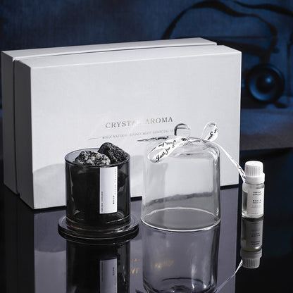 Reedless Aroma Diffuser Crystal Stones Gift Set, Long-lasting Home & Bathroom Fragrance Ornament