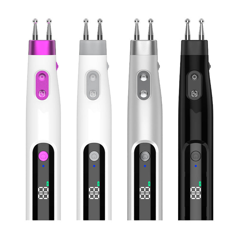 Dual-Head Auto-Sensing Electric Pulse Acupuncture Pen  -双头自动寻穴电子经络针灸笔