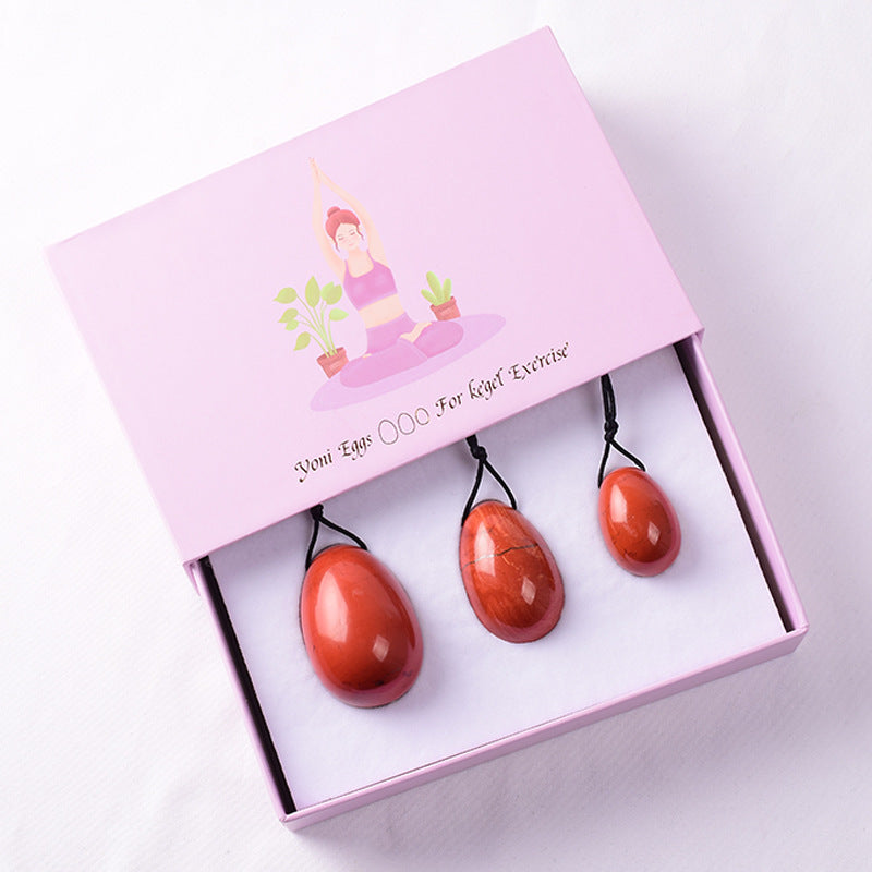 Grade A Natural Red Jasper Kegel Eggs -天然A级红碧玉凯格尔锻炼球