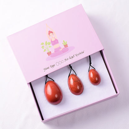 Grade A Natural Red Jasper Kegel Eggs -天然A级红碧玉凯格尔锻炼球
