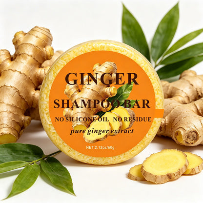 Lavender Ginger & Rosemary Shampoo Bar, Silicone-Free Handmade Hair Soap
