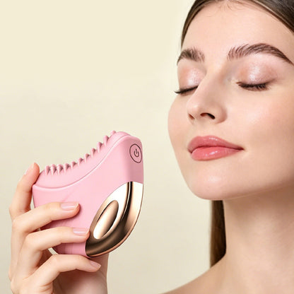 Electric Silicone Lymphatic Contour Face Brush -电动软硅胶淋巴面部塑型刷
