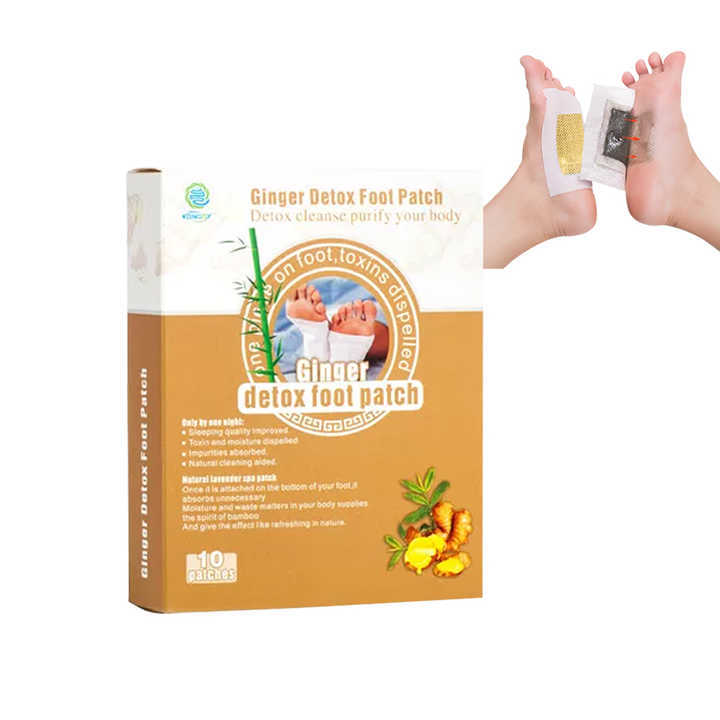 Detox Foot Patches - Ginger -姜黄足贴