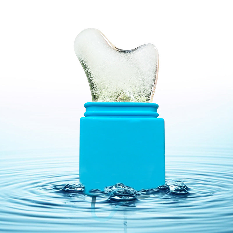 Portable Silicone Ice Facial Roller for Skin Cooling Massage -便携硅胶脸部冷敷冰格