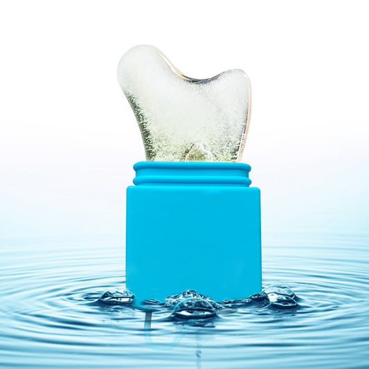 Portable Silicone Ice Facial Roller for Skin Cooling Massage -便携硅胶脸部冷敷冰格