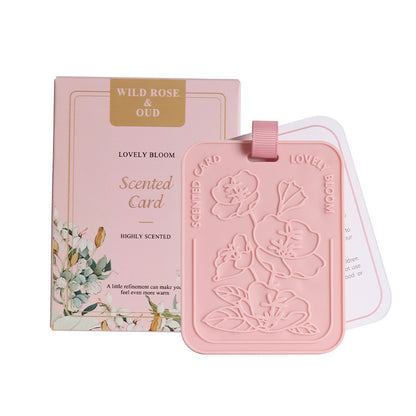 Car Scent Hanging Cards, Light Fragrance Air Fresheners for Auto, Wardrobe & Shoes
