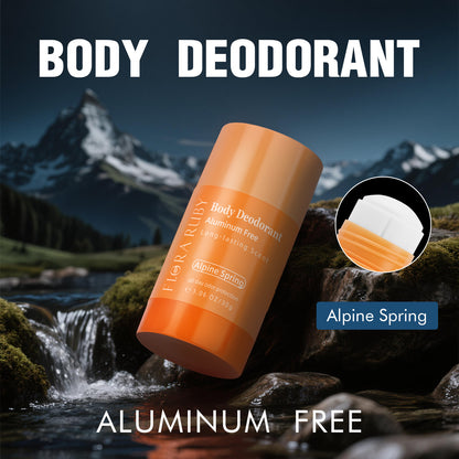 Portable Solid Deodorant Stick, Aluminum-Free, Long Lasting & No Residue