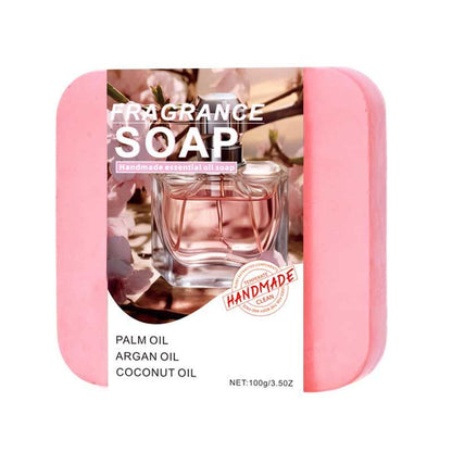 Herbal Essential Oil Soap, Natural Handmade Bar for Face & Body Cleansing