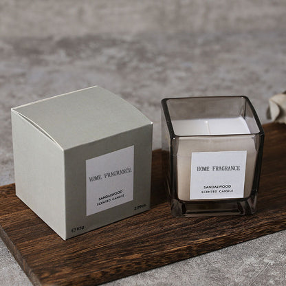Four-color Square Scented Candle Gift Set, Soy Wax Pour Candle