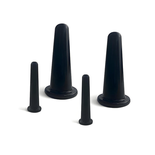 food grade silicone facial beauty cupping,Black -食品级脸部硅胶美容拔罐，黑色