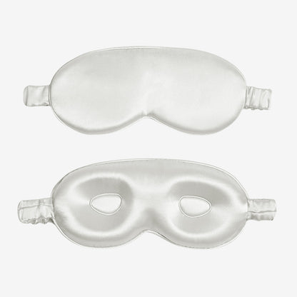 19 Momme Embroidered Silk 3D Eye Mask, Light Blocking Sleep Mask