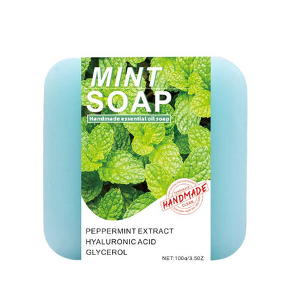 Herbal Essential Oil Soap, Natural Handmade Bar for Face & Body Cleansing